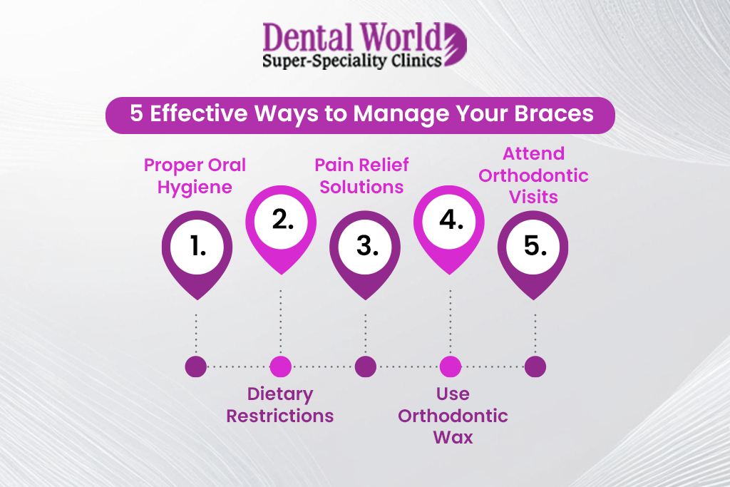 5 effective ways to manage your braces | Dental World